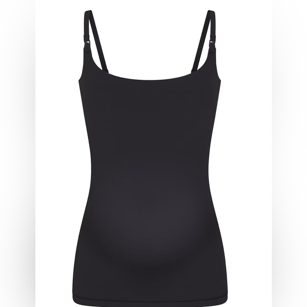 SKIMS Black Maternity Nursing Tank